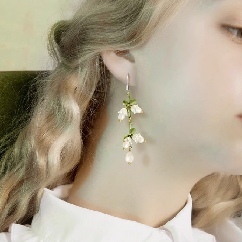 S4090E1 Pearl Earrings Stud Ear Accessories fine handmade gifts