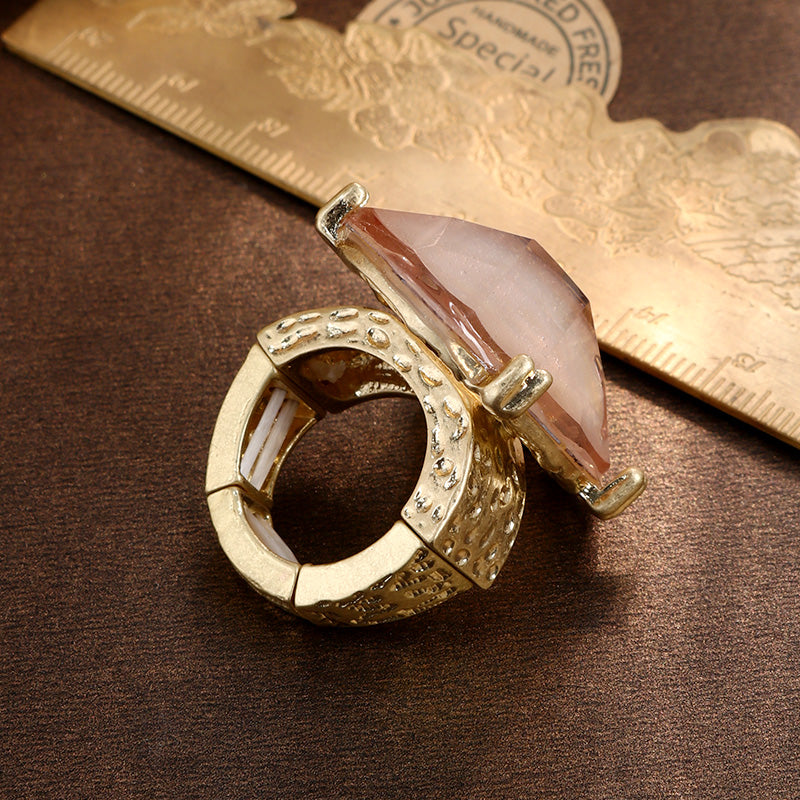 S2217R1 Soft Light Secret Realm adjustable ring