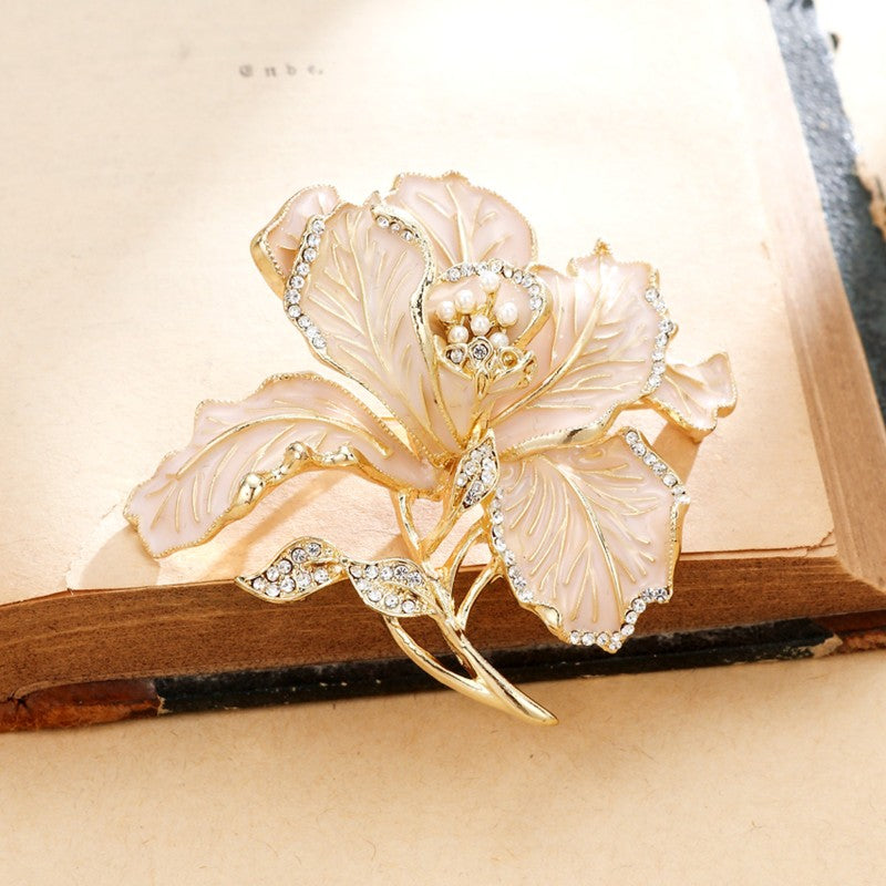 S2433B1 Blossom Enamel brooch