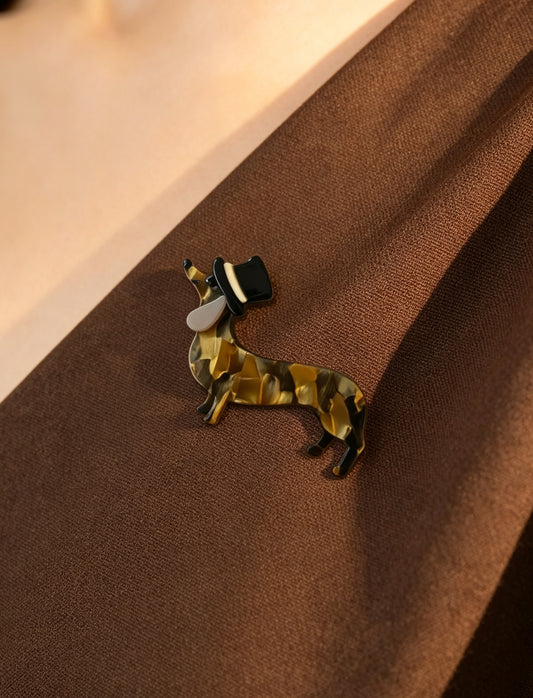 S2428B1 Gentleman's Hat brooch