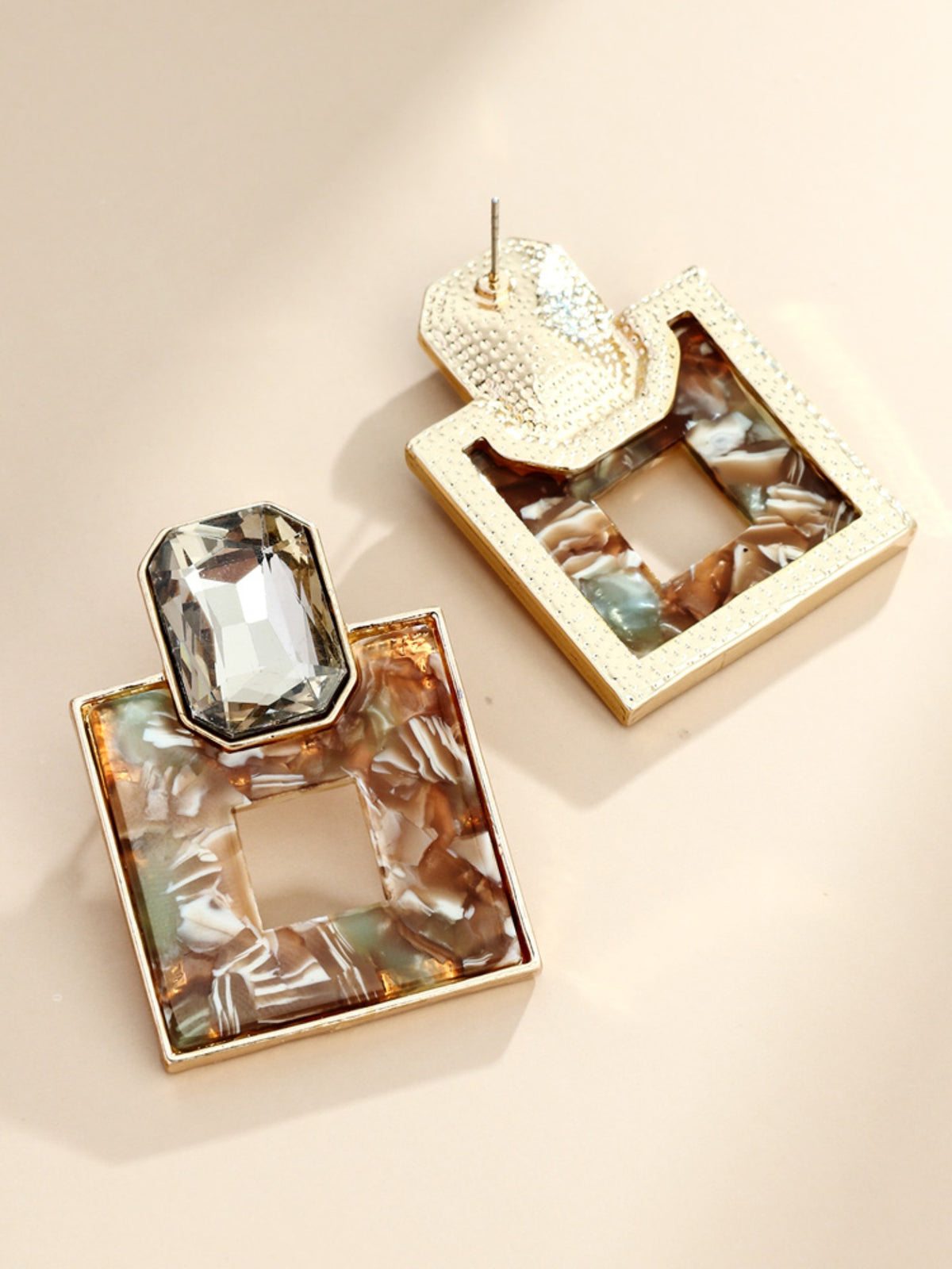 S5190E3 Vintage Facet earrings