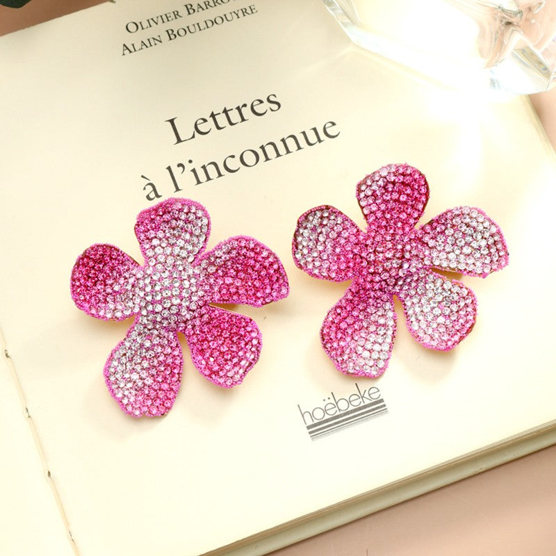 S5079E1  Earring Flower Academy