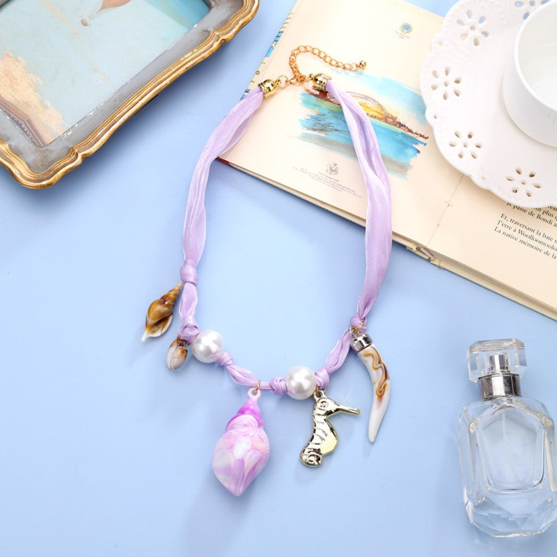 S2969N1 Necklace When I Miss You, I Watch the Sea 1