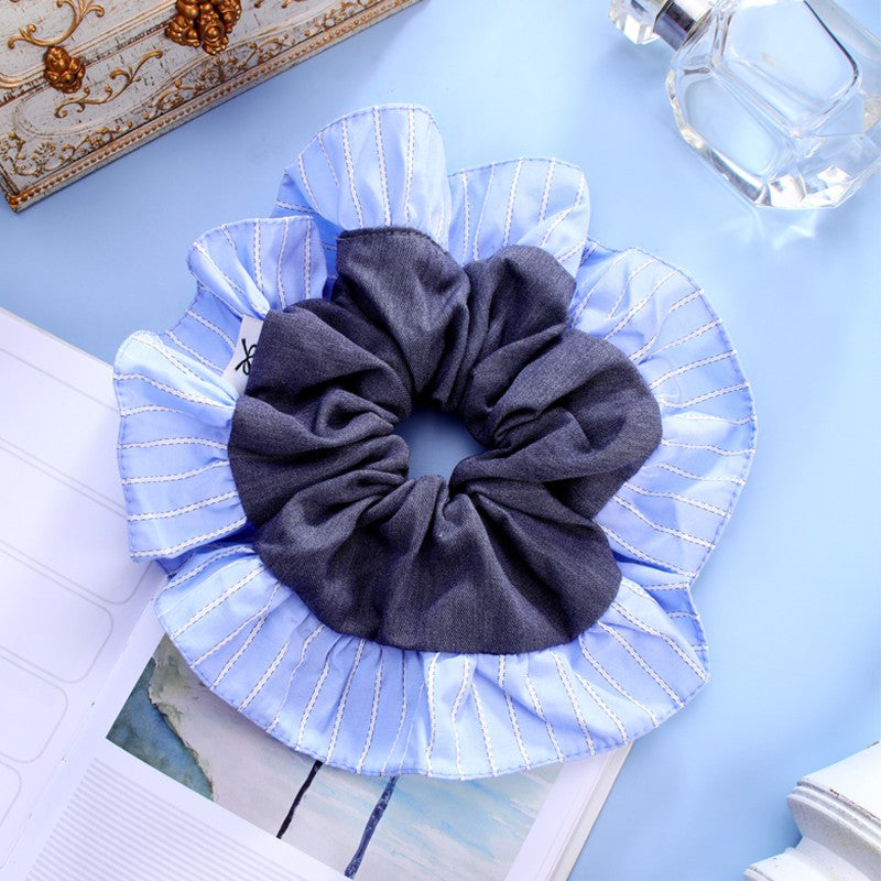 S2984H1 Hair accessory Office Ruffled Style