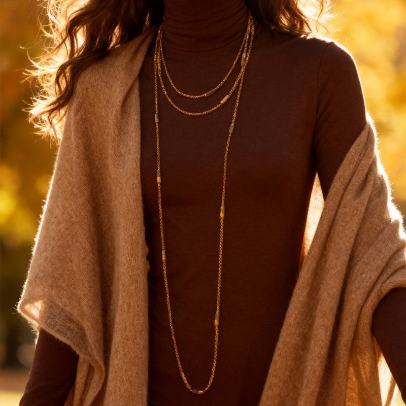 S3004N1 Necklace Sweater Long Chain Choker Gift