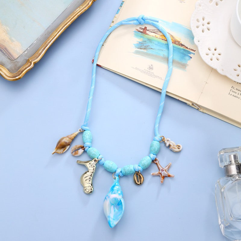 S2970N1  Necklace When I Miss You, I Watch the Sea 2