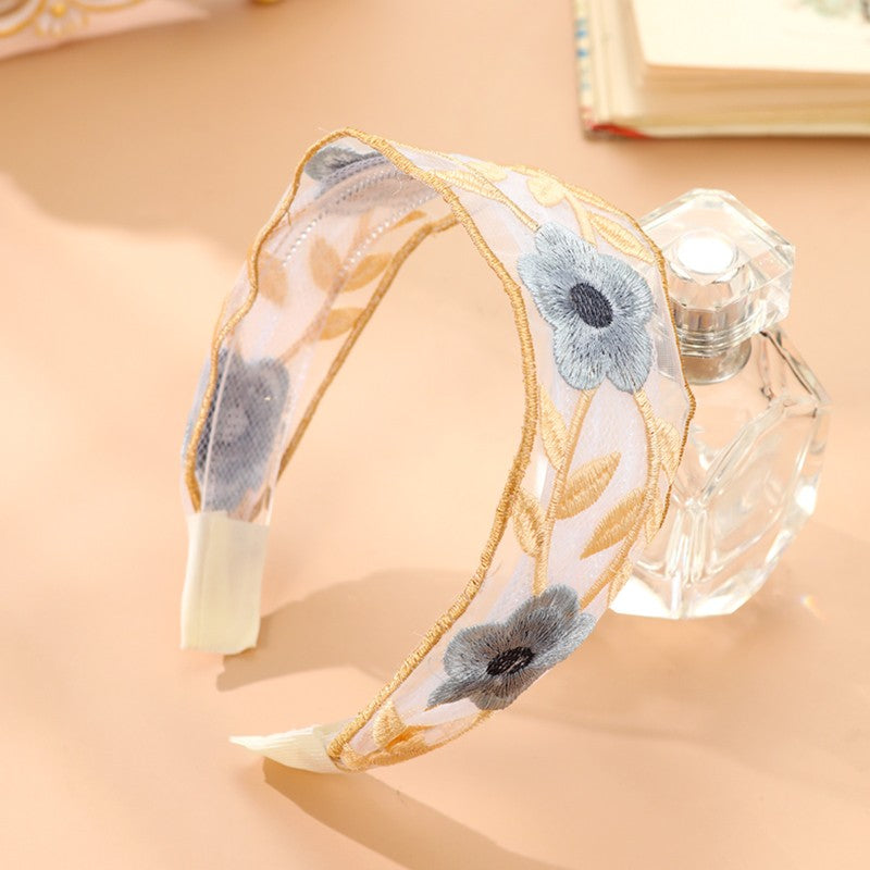 S2950H1 Hair Hoop Pastoral Flower Language 1