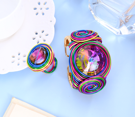 S2016W1  bracelet Gamer Biker Girl