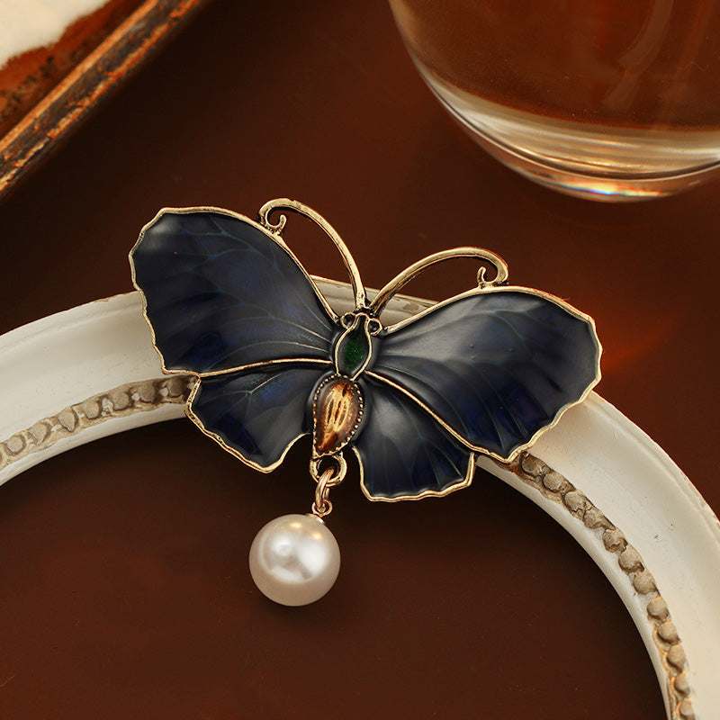 S2174B1 butterfly Brooch Scarf Buckle fine handmade gifts