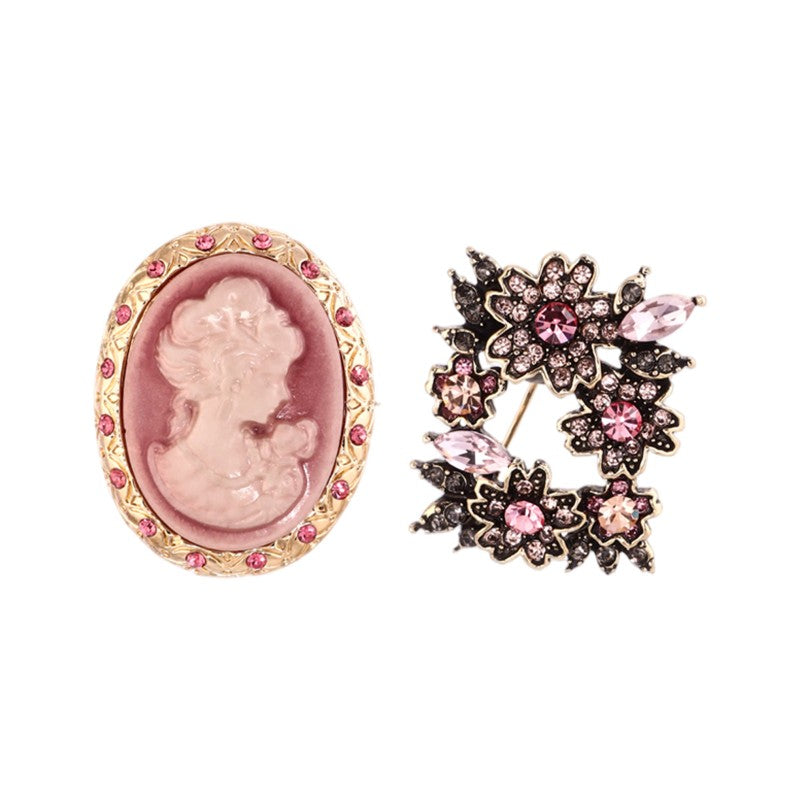 S2430B1 Muse & Bloom brooch set
