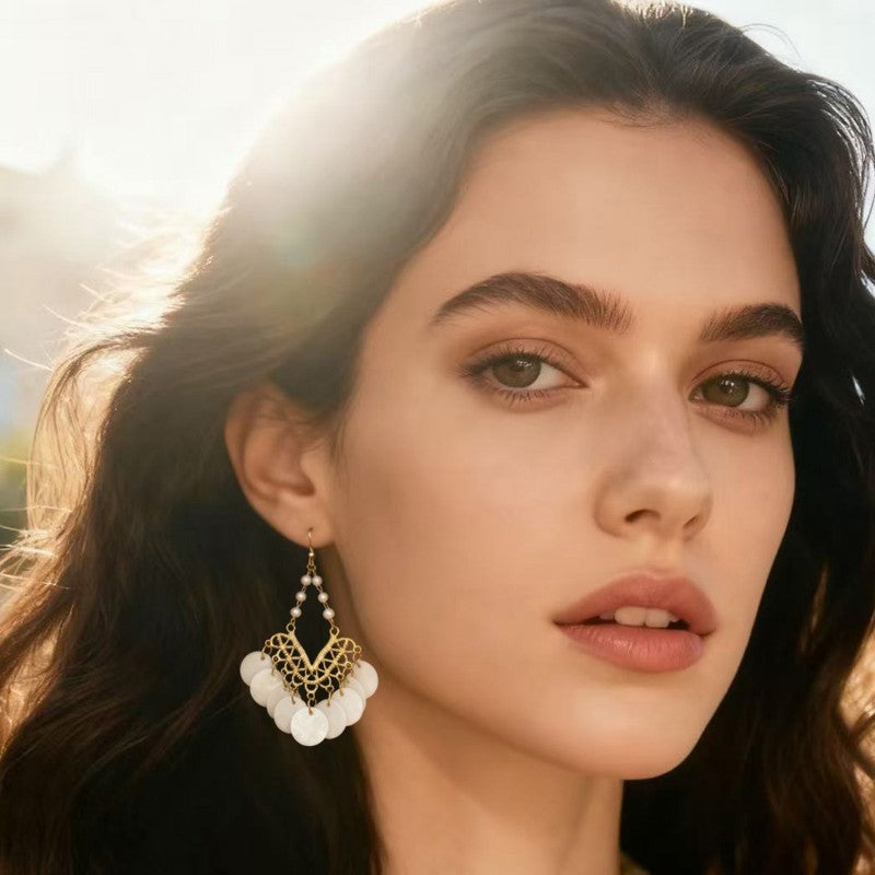 S5061E1 earring Orange Dream Flamenco 2