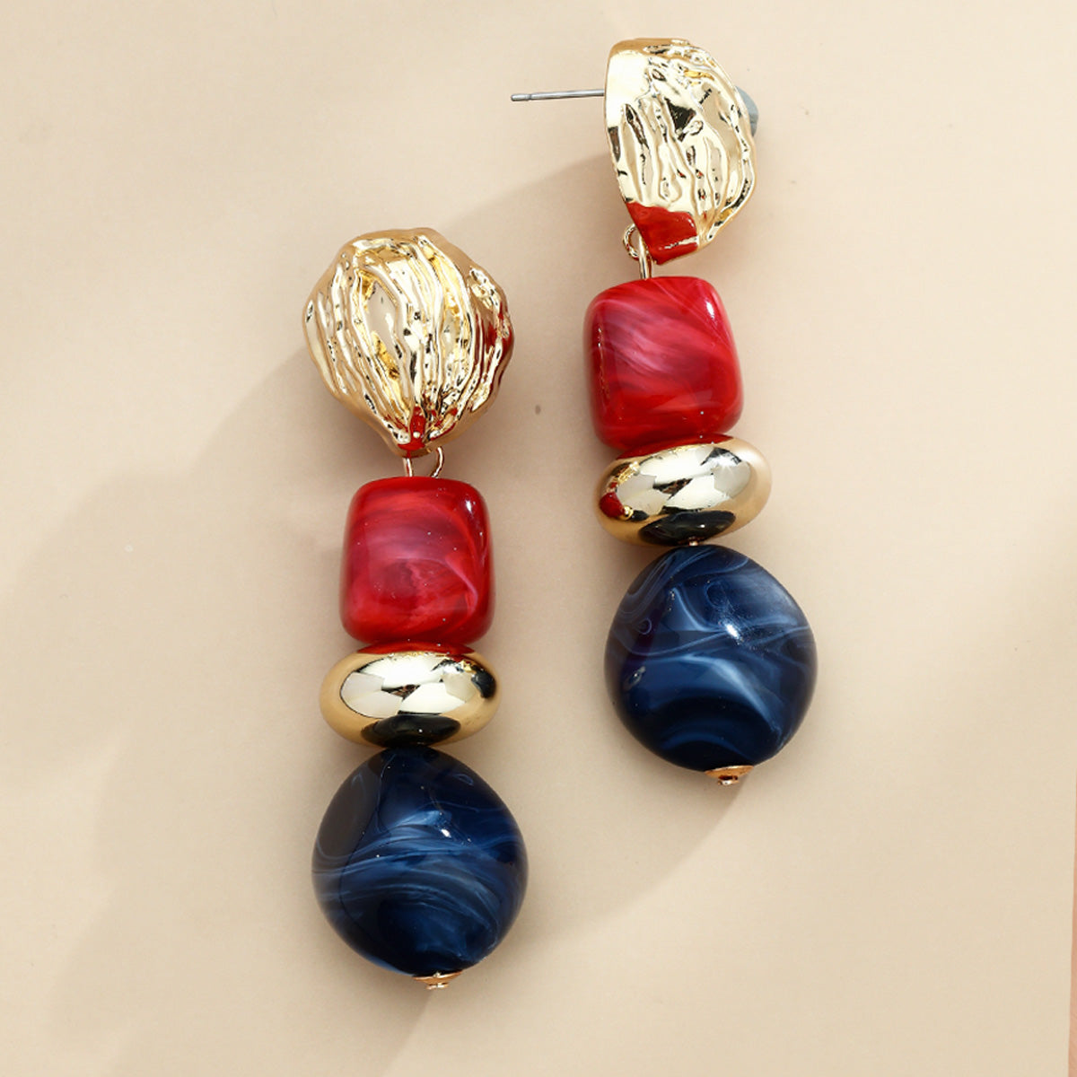 S5180E1 Vintage Facet earrings