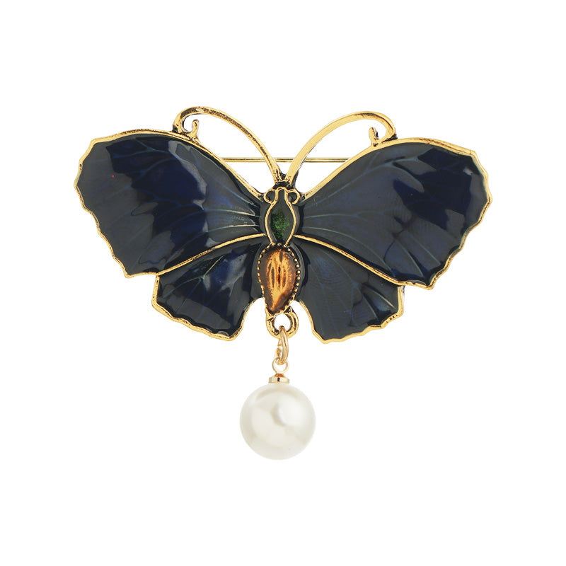 S2174B1 butterfly Brooch Scarf Buckle fine handmade gifts