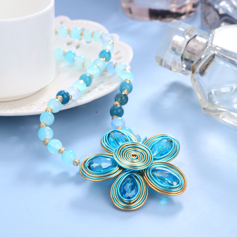 S2968N1 Necklace Flowers of Norway