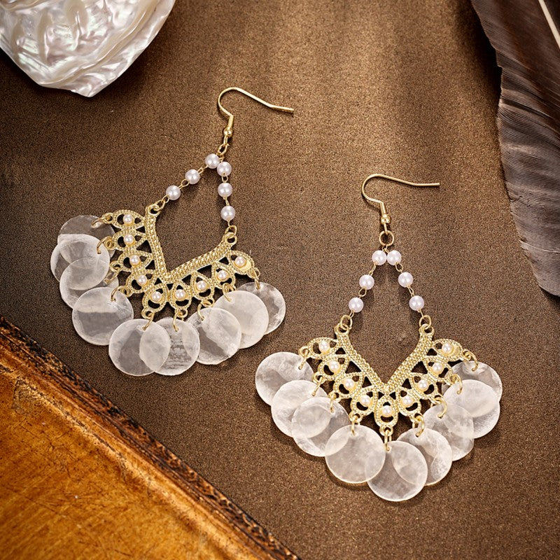 S5061E1 earring Orange Dream Flamenco 2