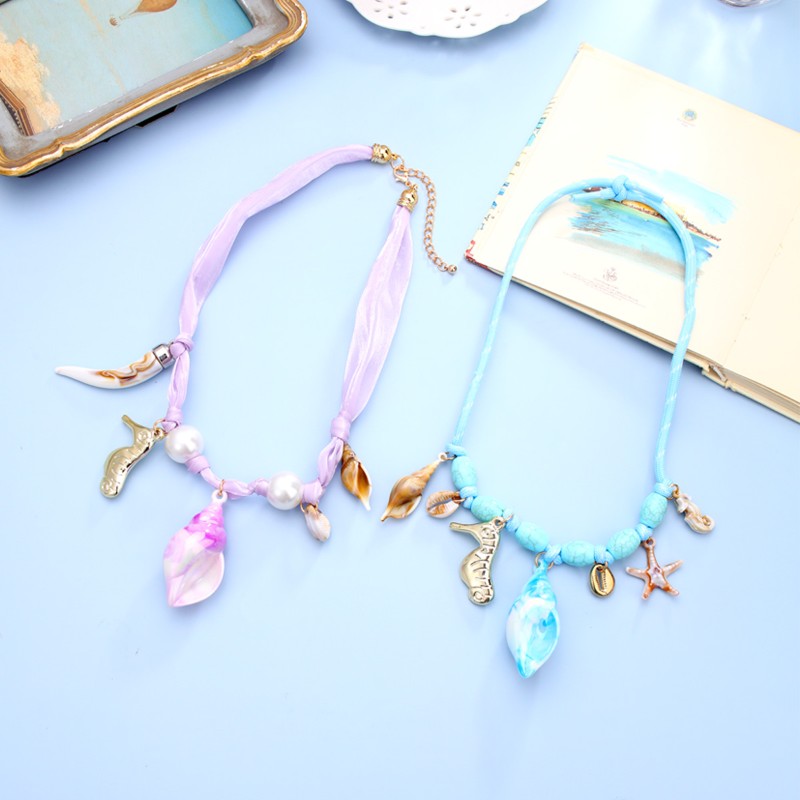 S2969N1 Necklace When I Miss You, I Watch the Sea 1