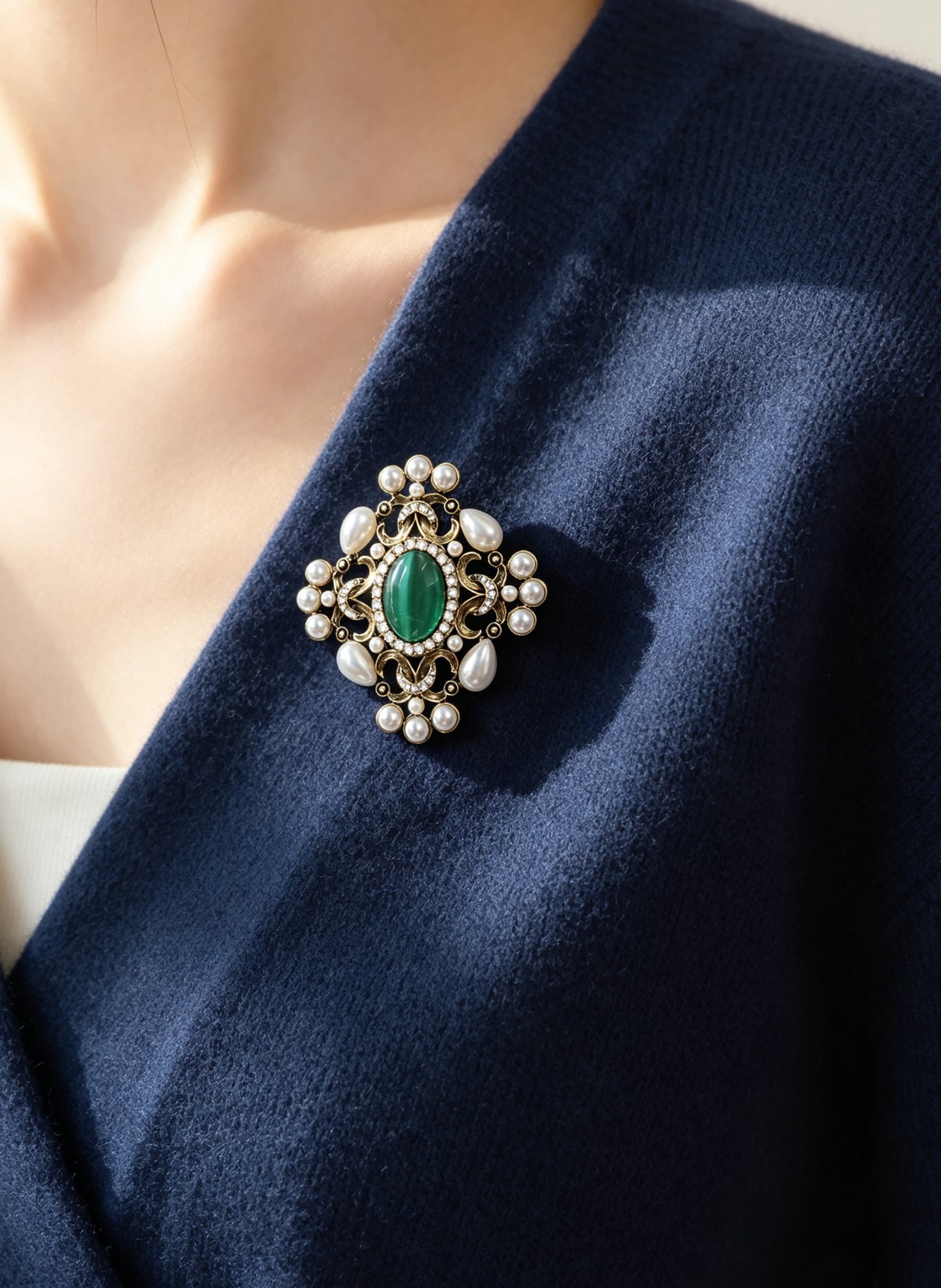 S2434B1 Silver Reverie brooch