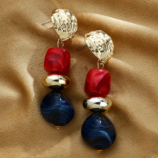 S5180E1 Vintage Facet earrings