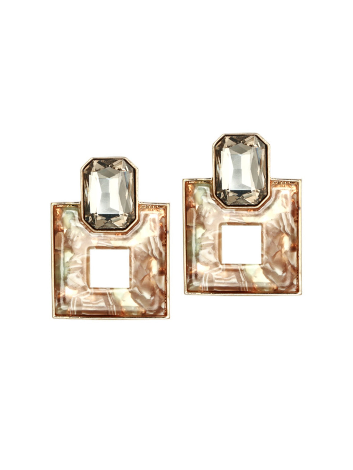 S5190E3 Vintage Facet earrings
