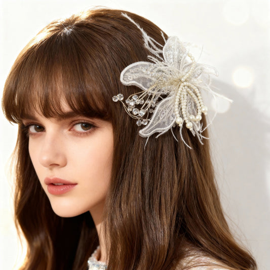 S2962H1 hair accessories Hair Clip Flying Flower Shadows