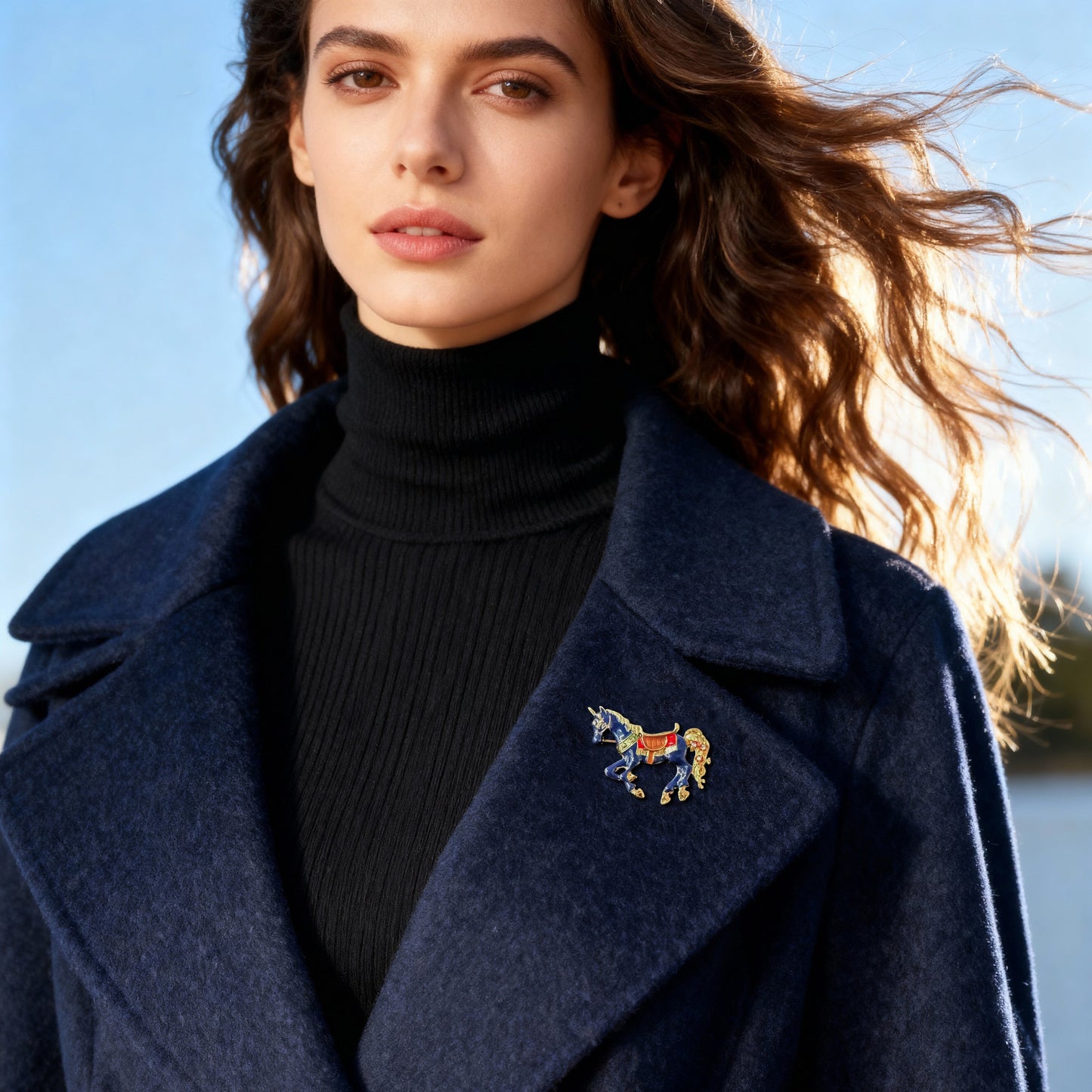 S1727B Brooch Scarf Buckle fine handmade gifts