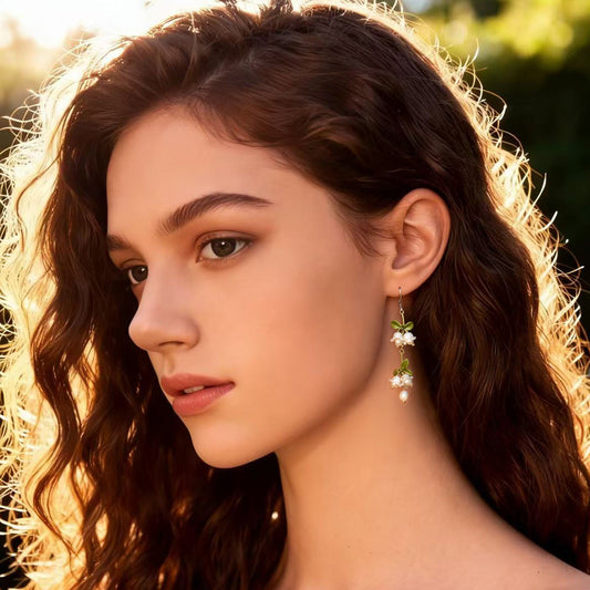 S4090E1 Pearl Earrings Stud Ear Accessories fine handmade gifts