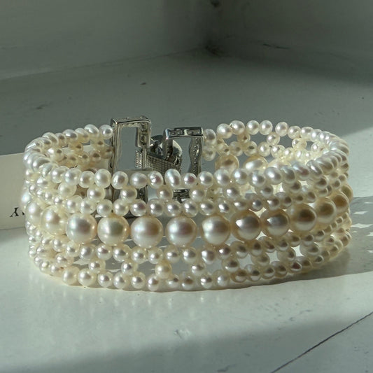 S2059C1  Starfall River Pearl bracelet
