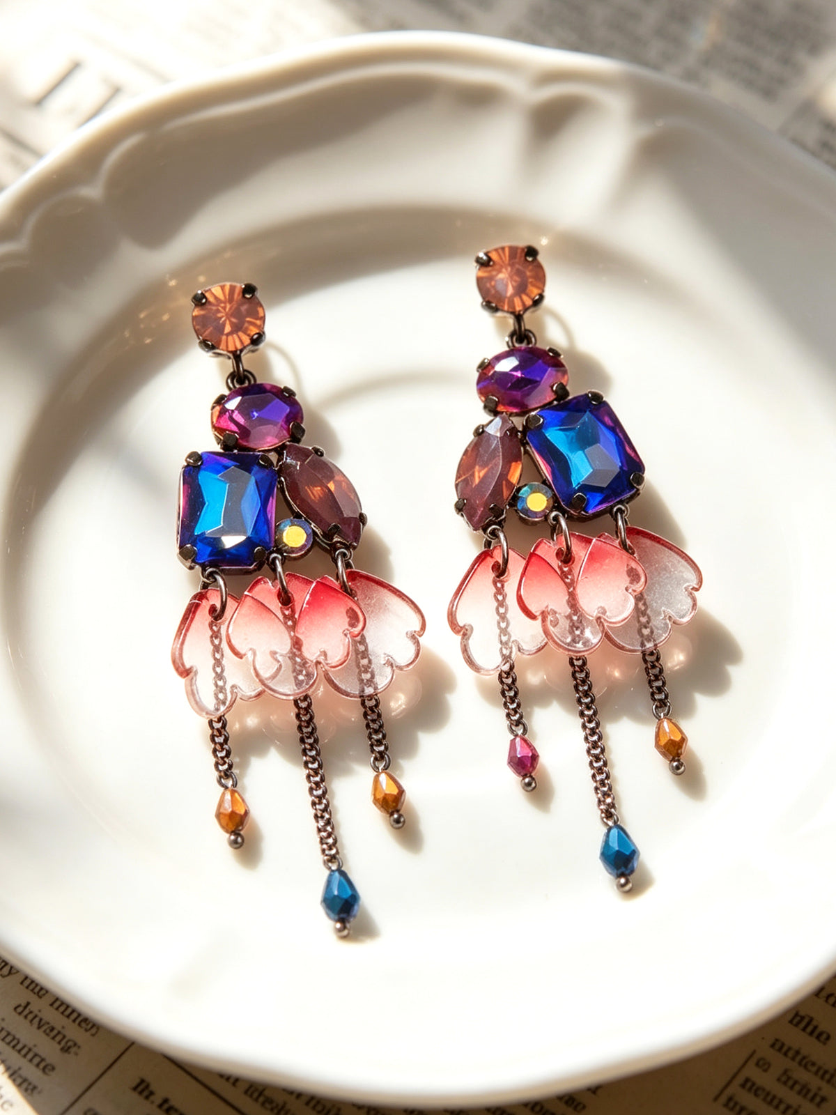BW2409605 Coral Fiesta earrings
