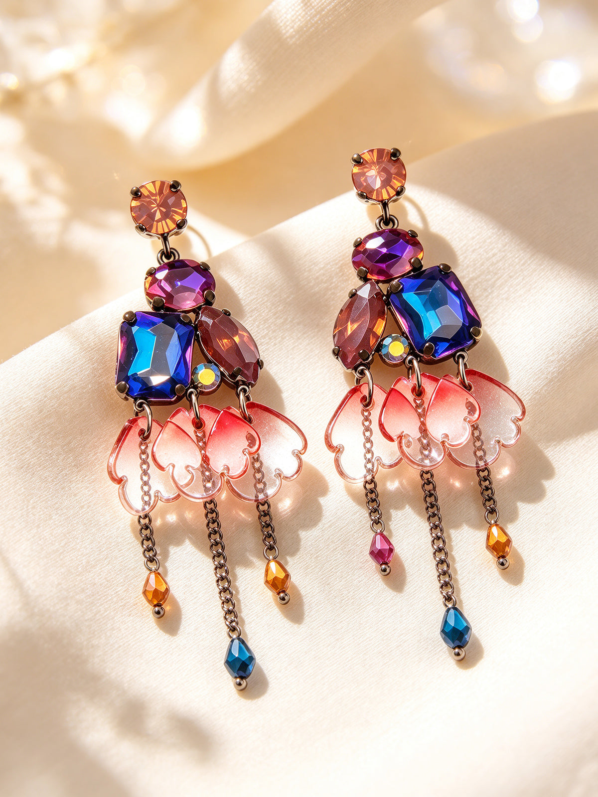 BW2409605 Coral Fiesta earrings