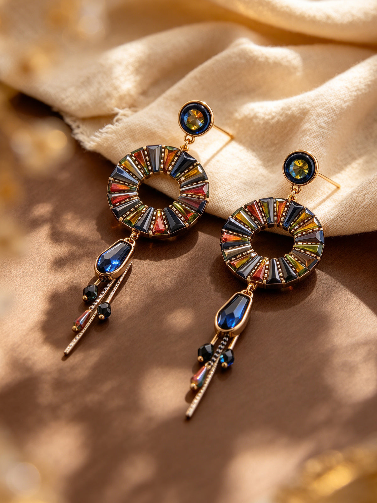 BW3618479 Mosaic Halo earrings