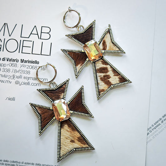 S4854E1 geometric Earrings Stud Ear Accessories fine handmade gifts