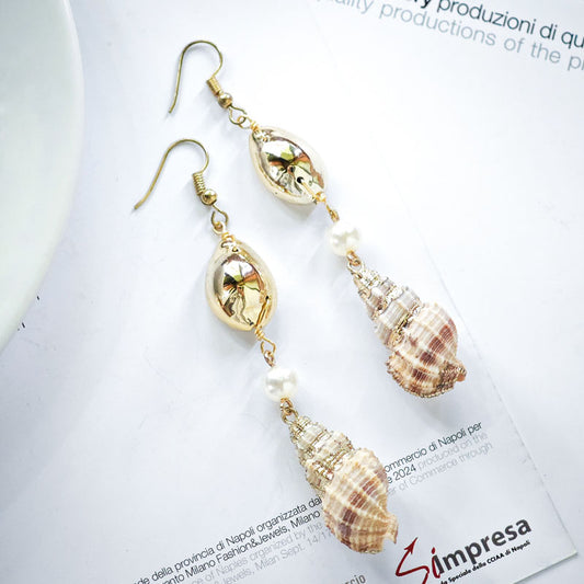 S4834E1 Long Earrings Stud Ear Accessories fine handmade gifts