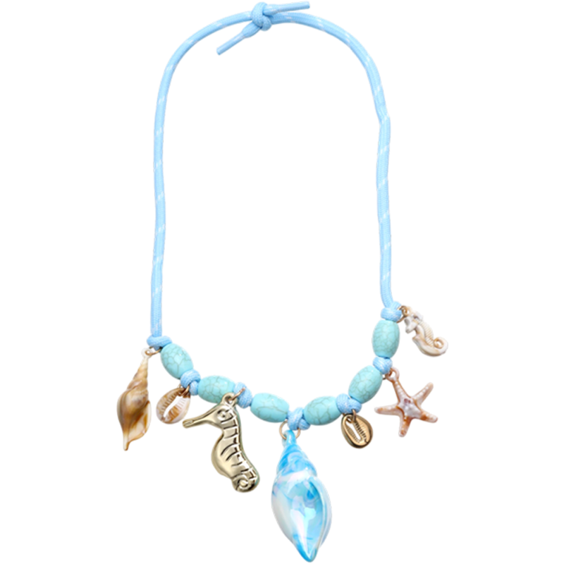 S2970N1  Necklace When I Miss You, I Watch the Sea 2