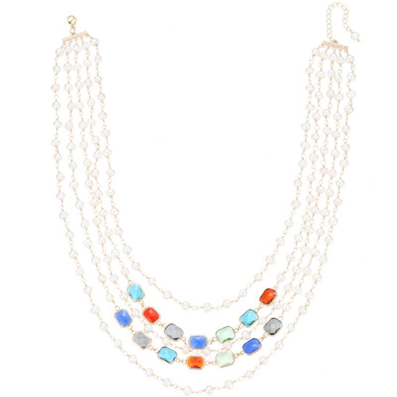 S2827N1 necklace Colorful Festival 