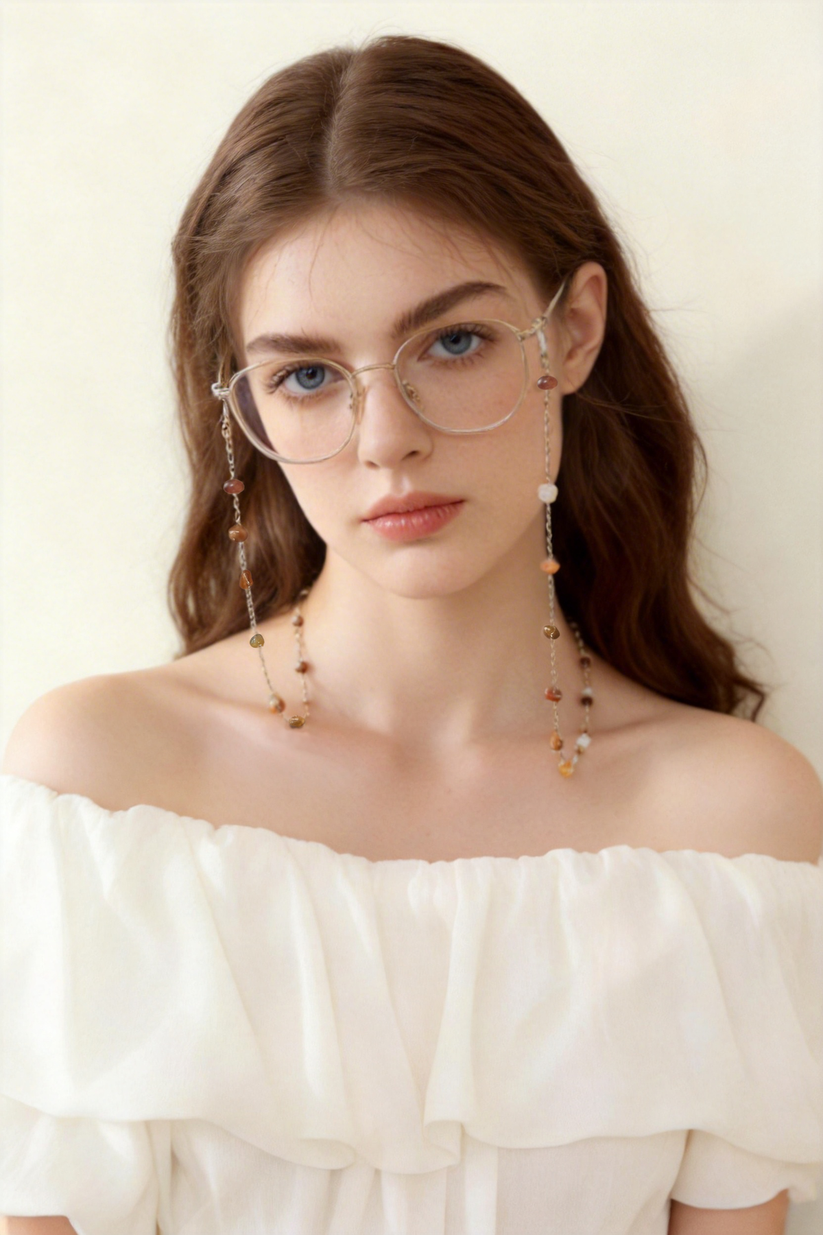 S1871G1 Amber Ember glasses chain