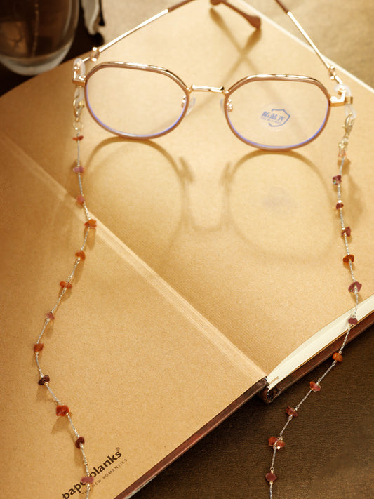 S1871G1 Amber Ember glasses chain