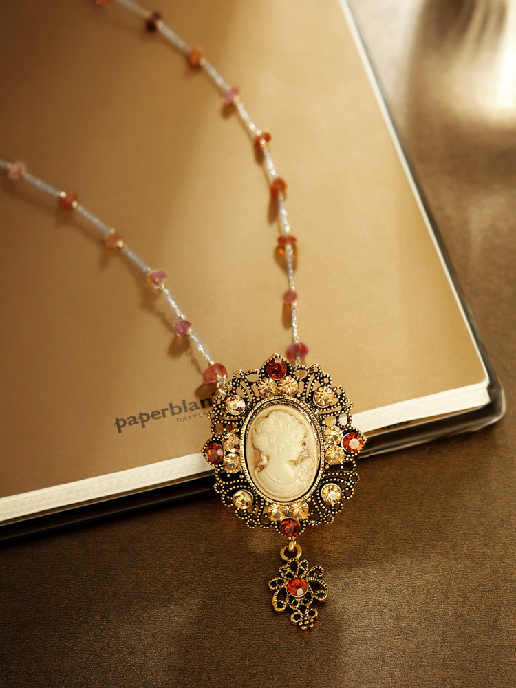 S1871G1 Amber Ember glasses chain