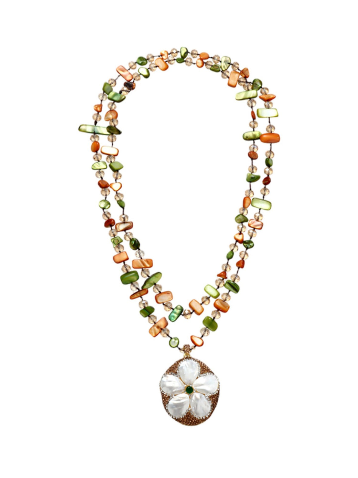 S1987S1 Shell Blossom necklace