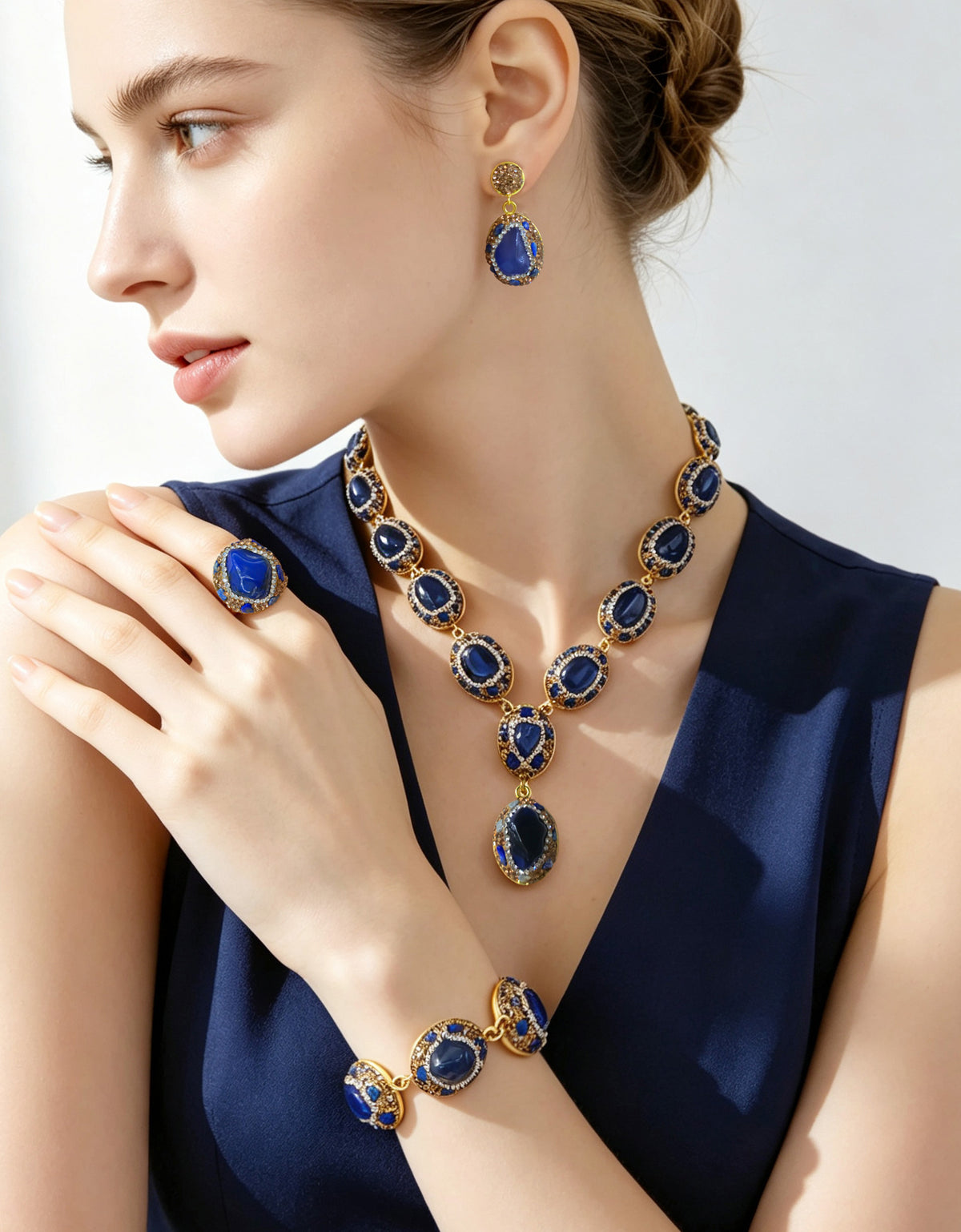 S1996S1 Lapis Royale jewelry set