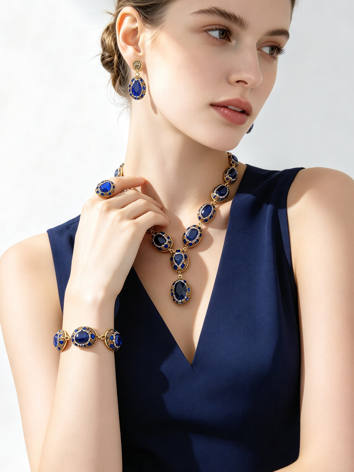 S1996S1 Lapis Royale jewelry set