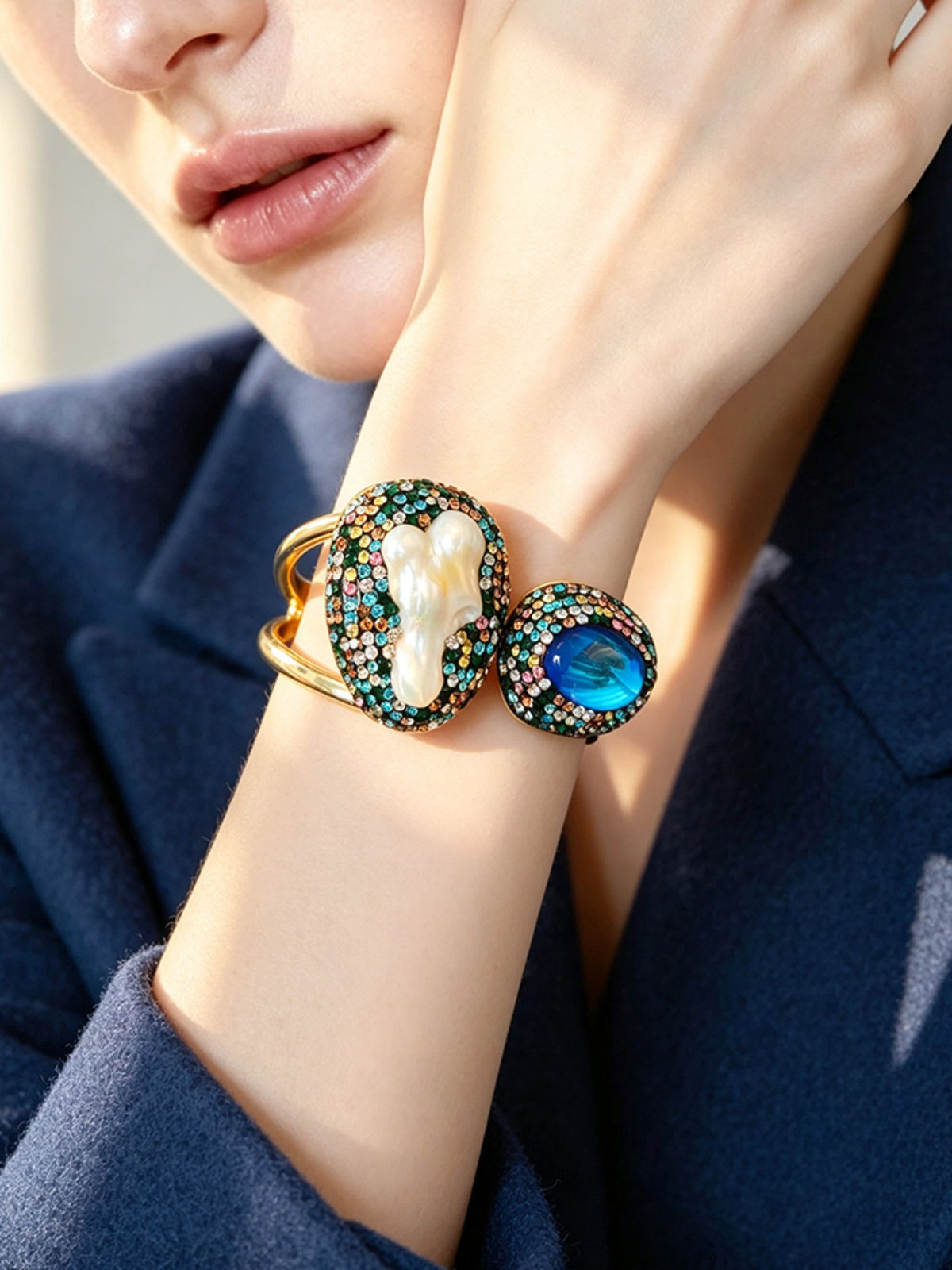 S2062W1 Baroque Ocean bangle