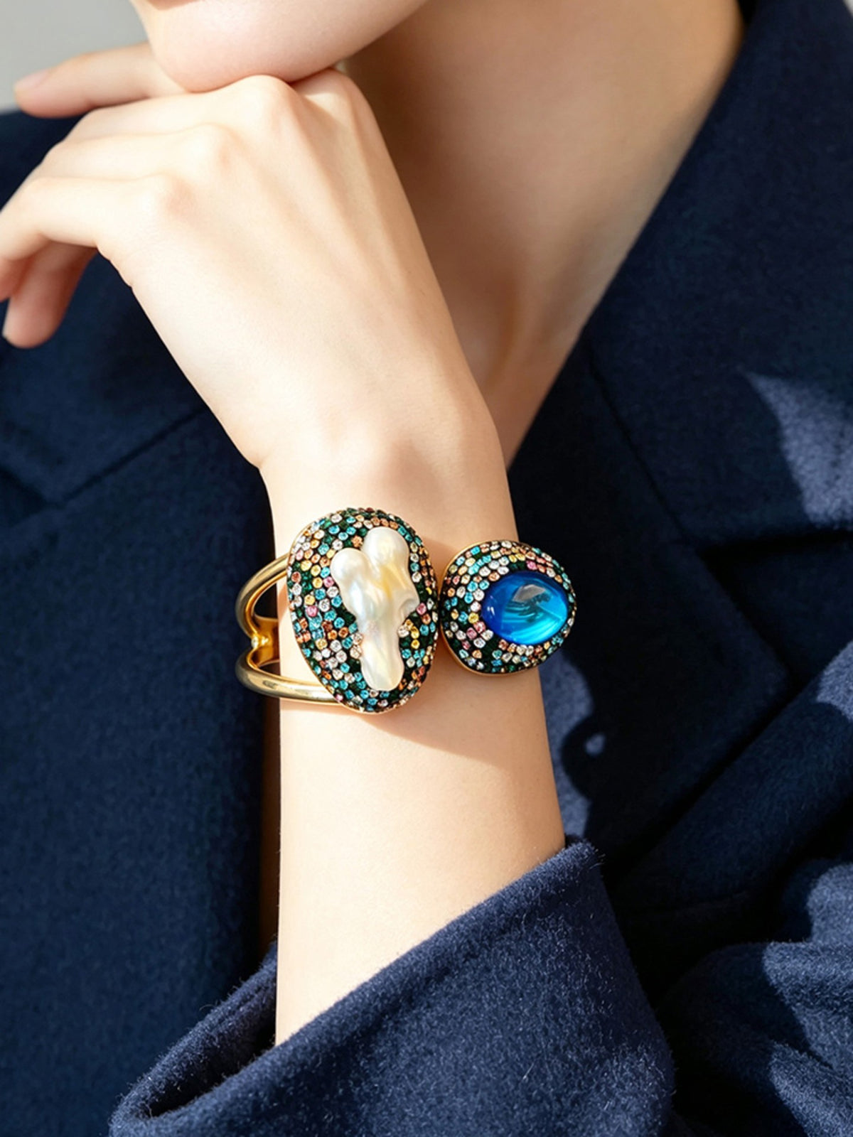 S2062W1 Baroque Ocean bangle