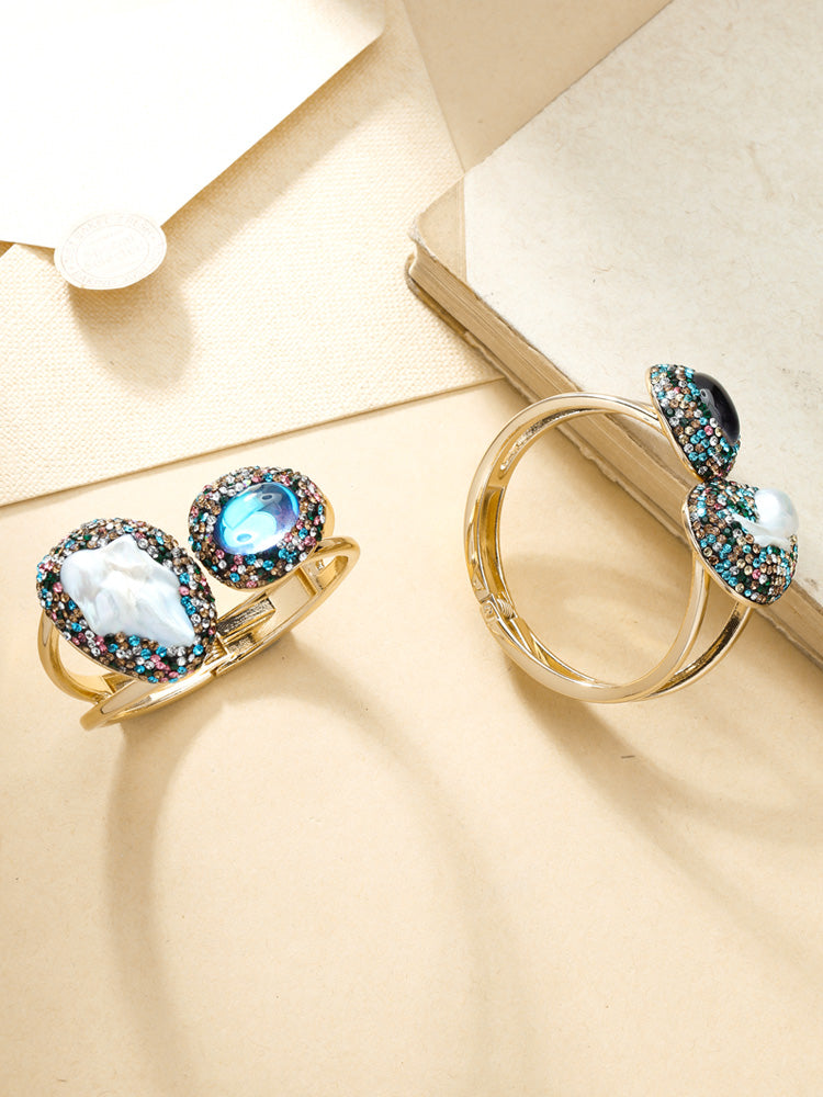 S2062W1 Baroque Ocean bangle