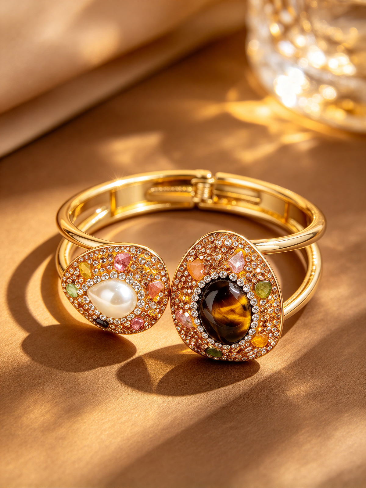 S2069W1 Tiger Pearl bangle