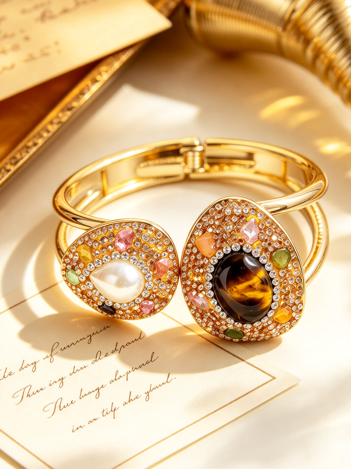 S2069W1 Tiger Pearl bangle