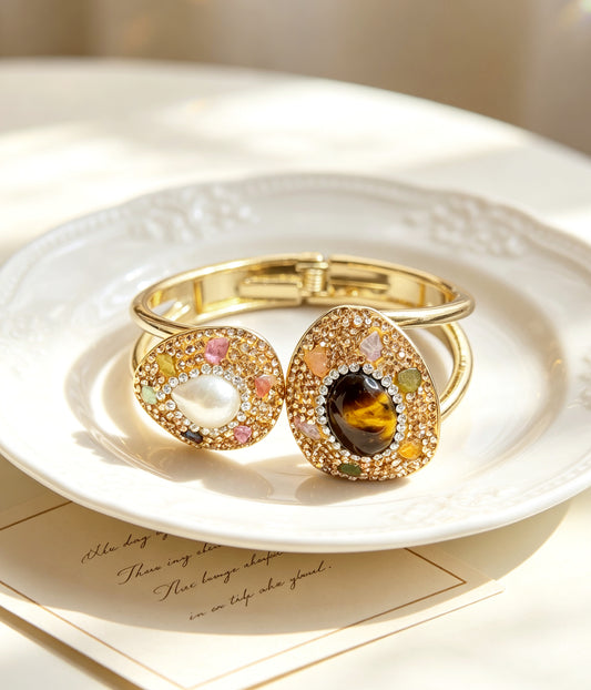 S2069W1 Tiger Pearl bangle