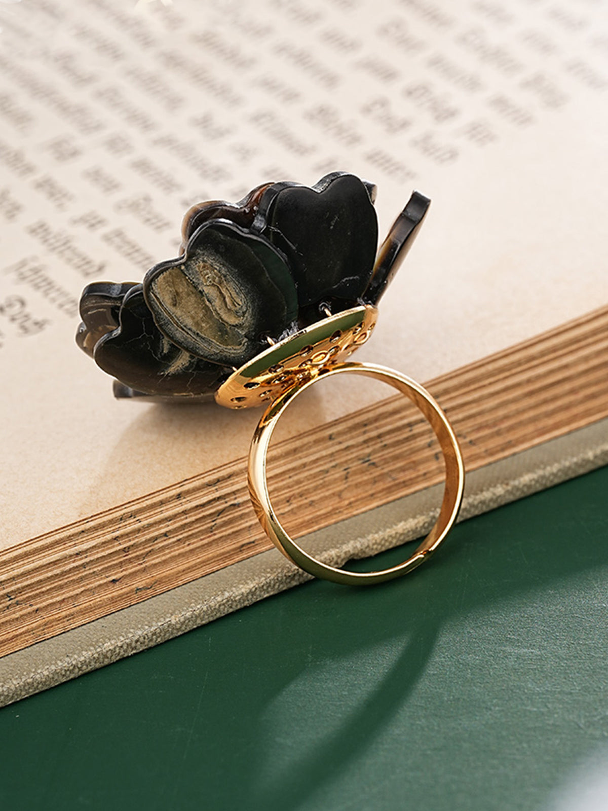 S2181R1 Ink Blossom ring