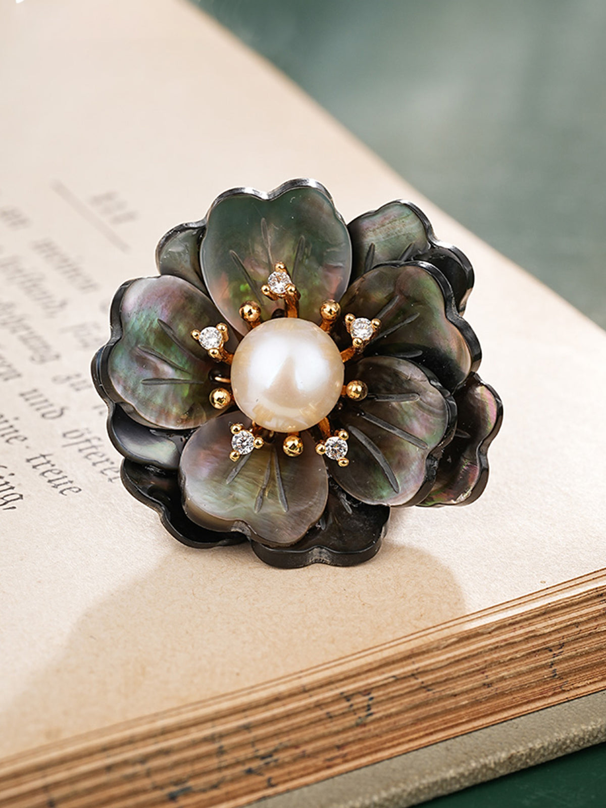 S2181R1 Ink Blossom ring