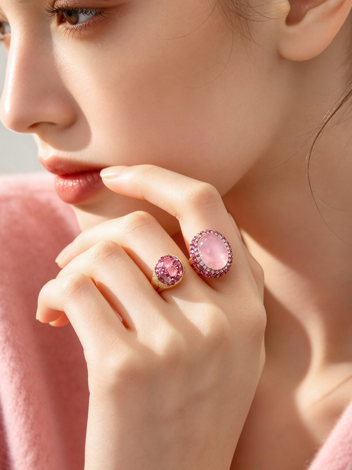 S2229R1 Rose Duo ring