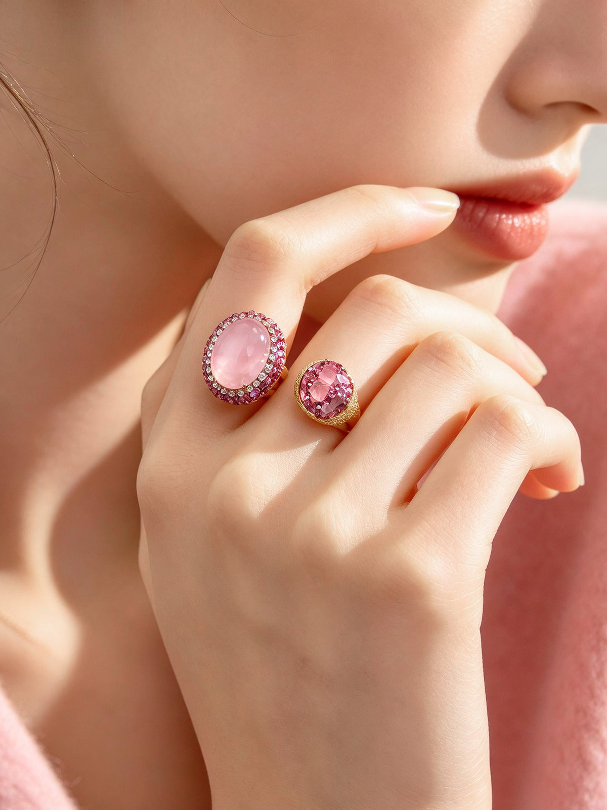 S2229R1 Rose Duo ring